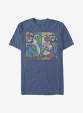 Nintendo retro platform gamer Quad Group T-Shirt