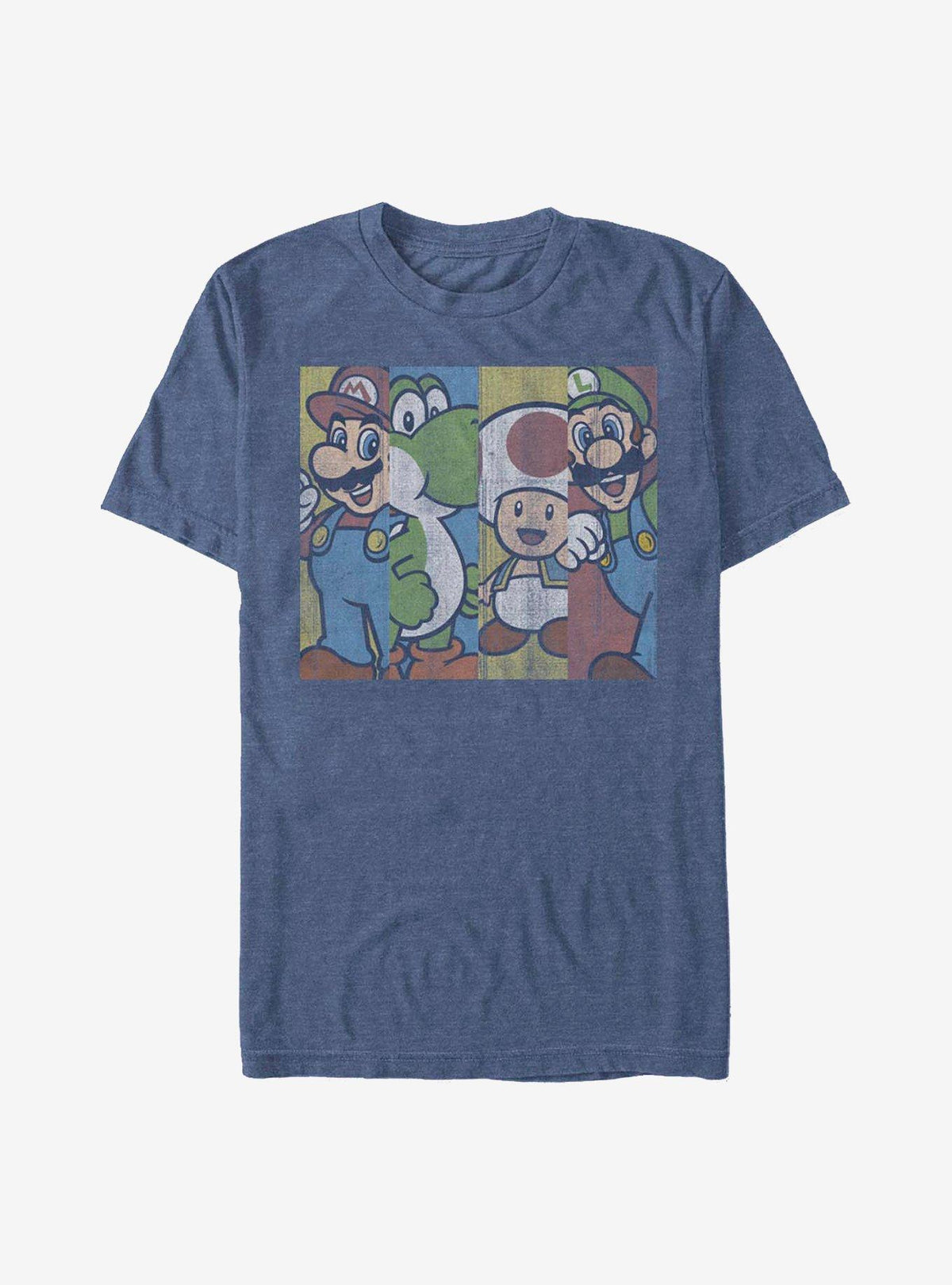 Nintendo retro platform gamer Quad Group T-Shirt