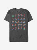 Nintendo retro platform gamer Super Grid T-Shirt