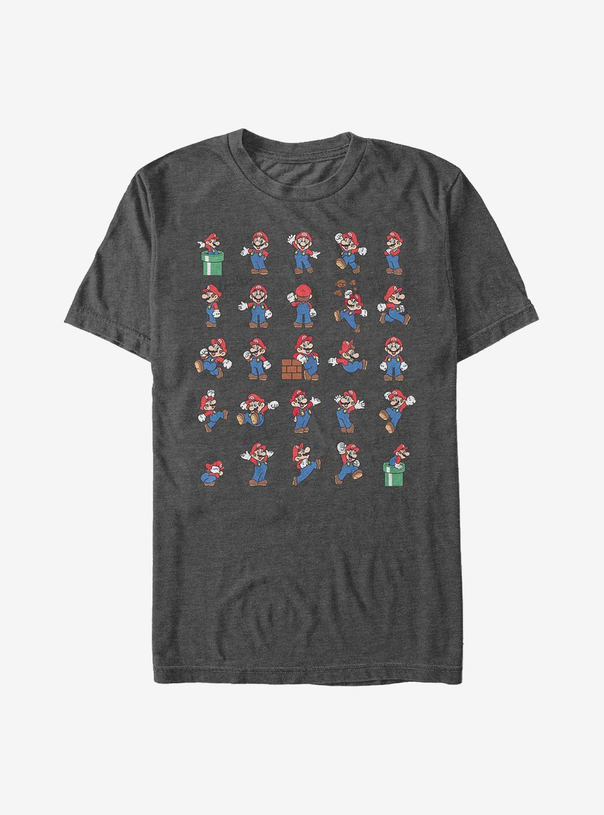 Nintendo retro platform gamer Super Grid T-Shirt