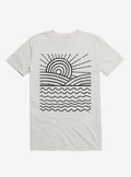 Ocean And Sun Art T Shirt T Shirt Streetwear Style Funny Quote