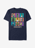 block building gamer 9 Character Boxup With Chicken Jockey T-Shirt