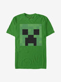 block building gamer Creeper Big Face T-Shirt