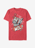 block building gamer Wolf Hero T-Shirt