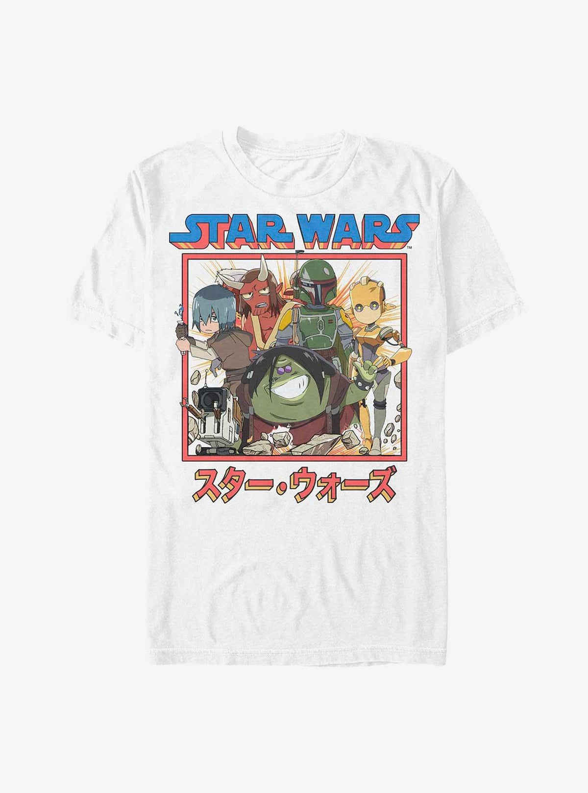 space adventure Visions Anime Group T-Shirt