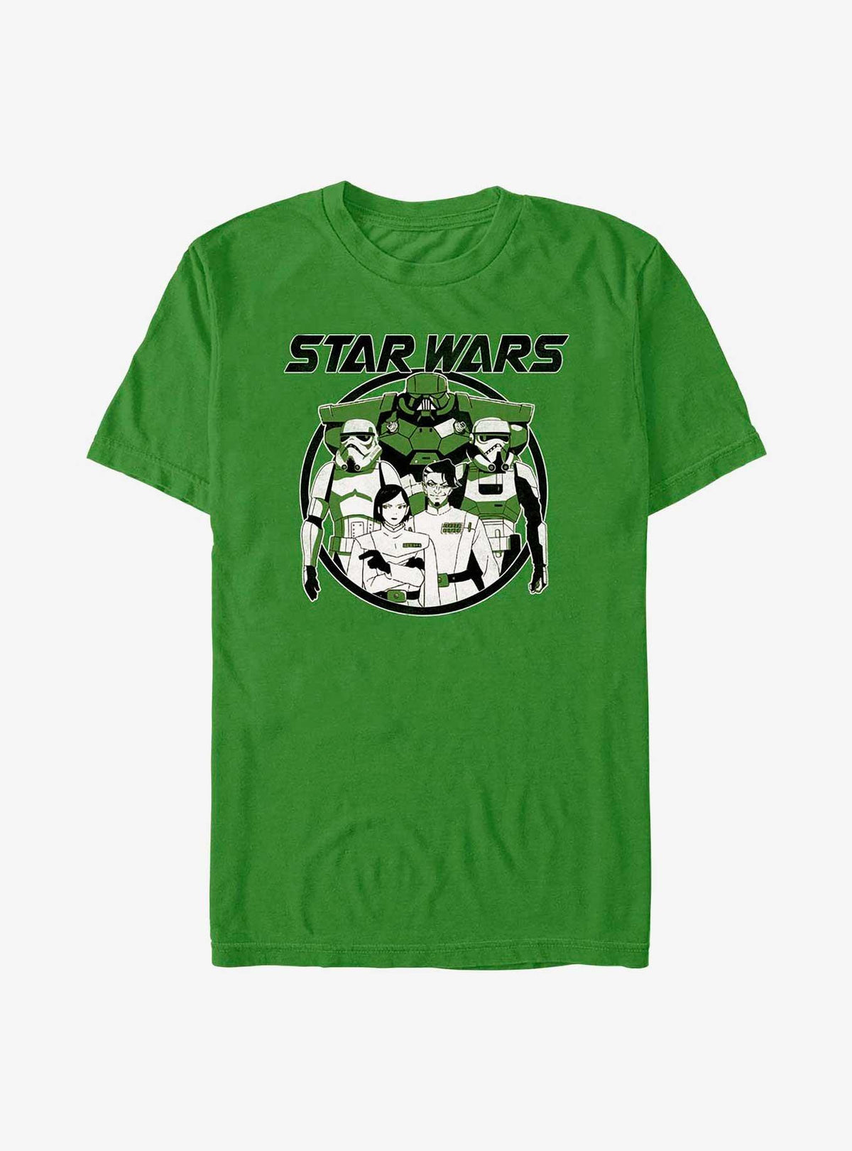 space adventure Visions The Dark Side Army Anime T-Shirt