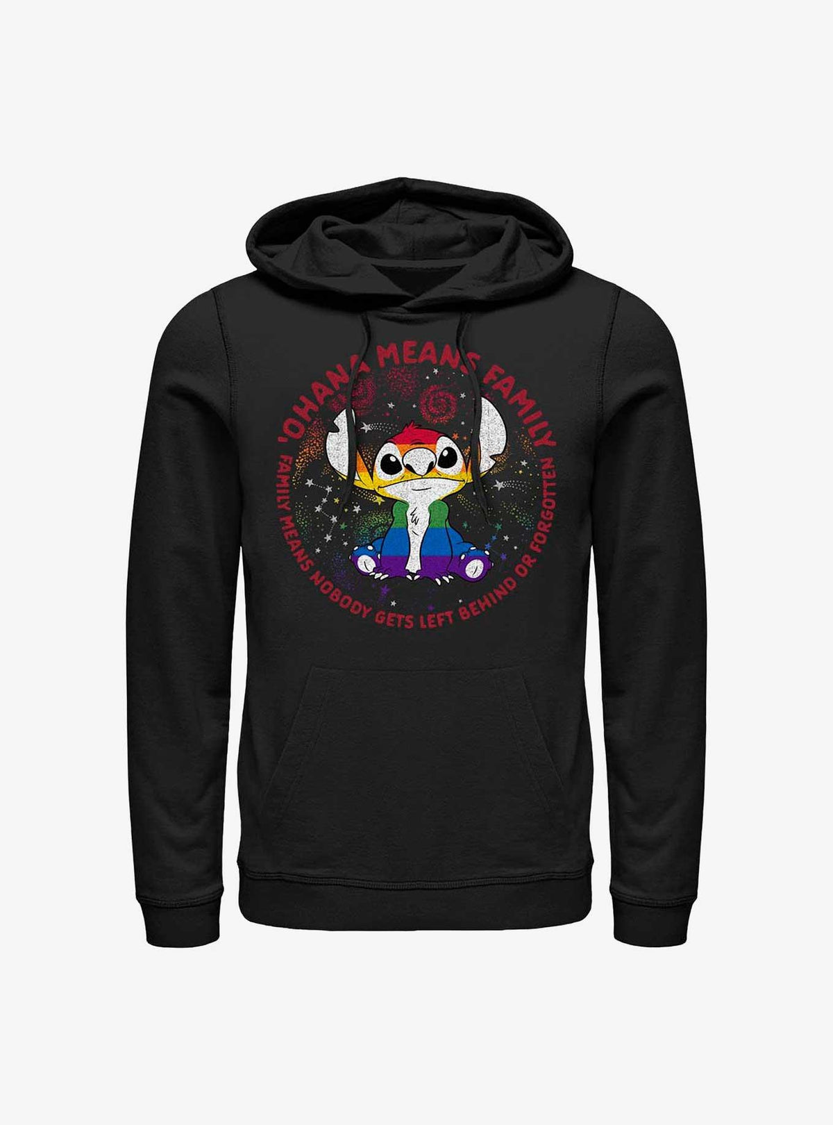Lilo And Stitch Ohana Means Family Rainbow Pride Hoodie