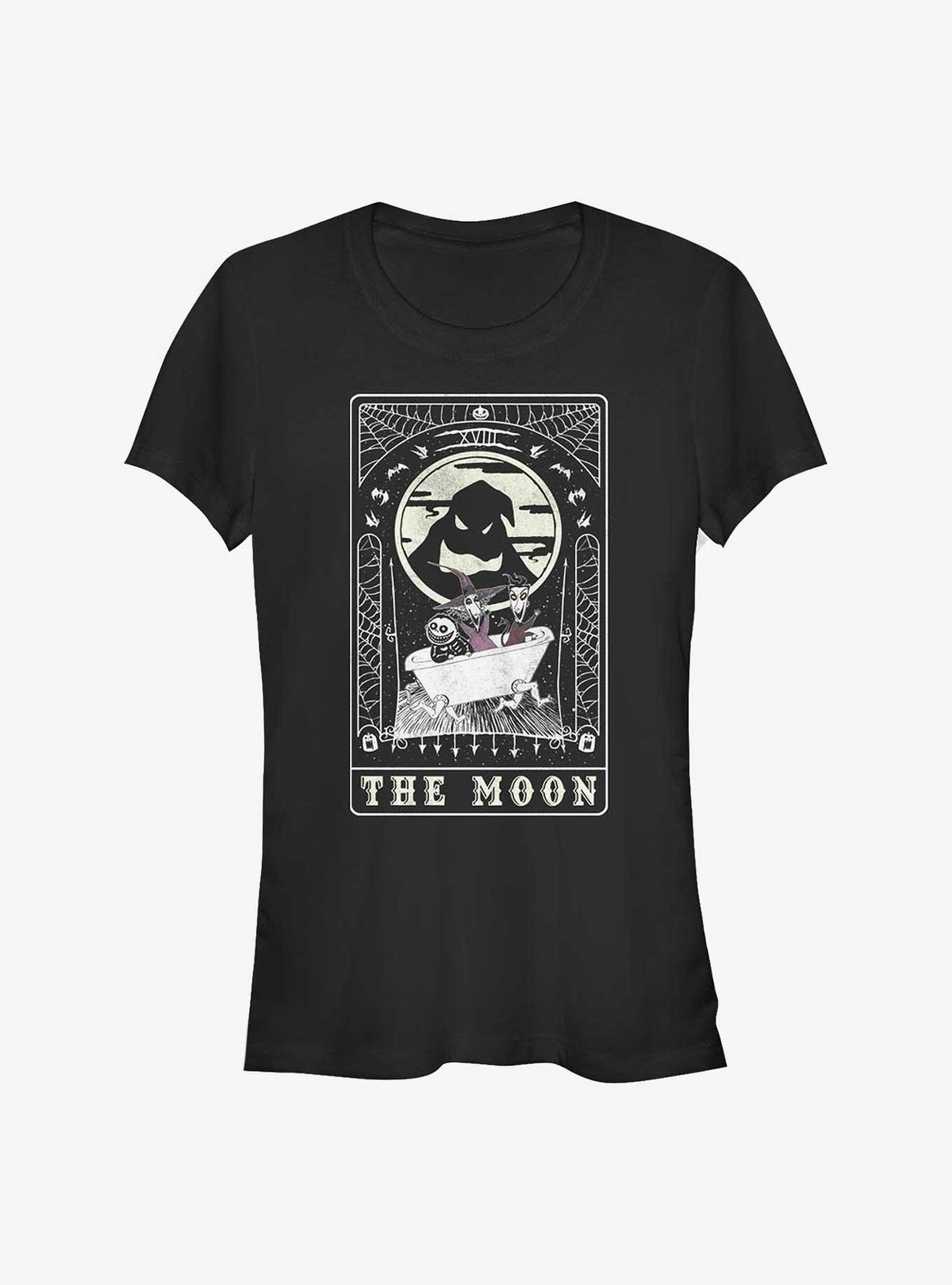 spooky holiday Oogie Boogie The Moon Tarot Card Girls T-Shirt