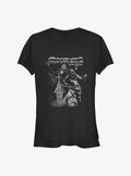 spooky holiday Vintage Poster Girls T-Shirt