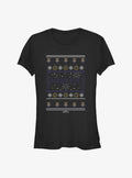 Hawkeye Christmas Sweater Girls T-Shirt