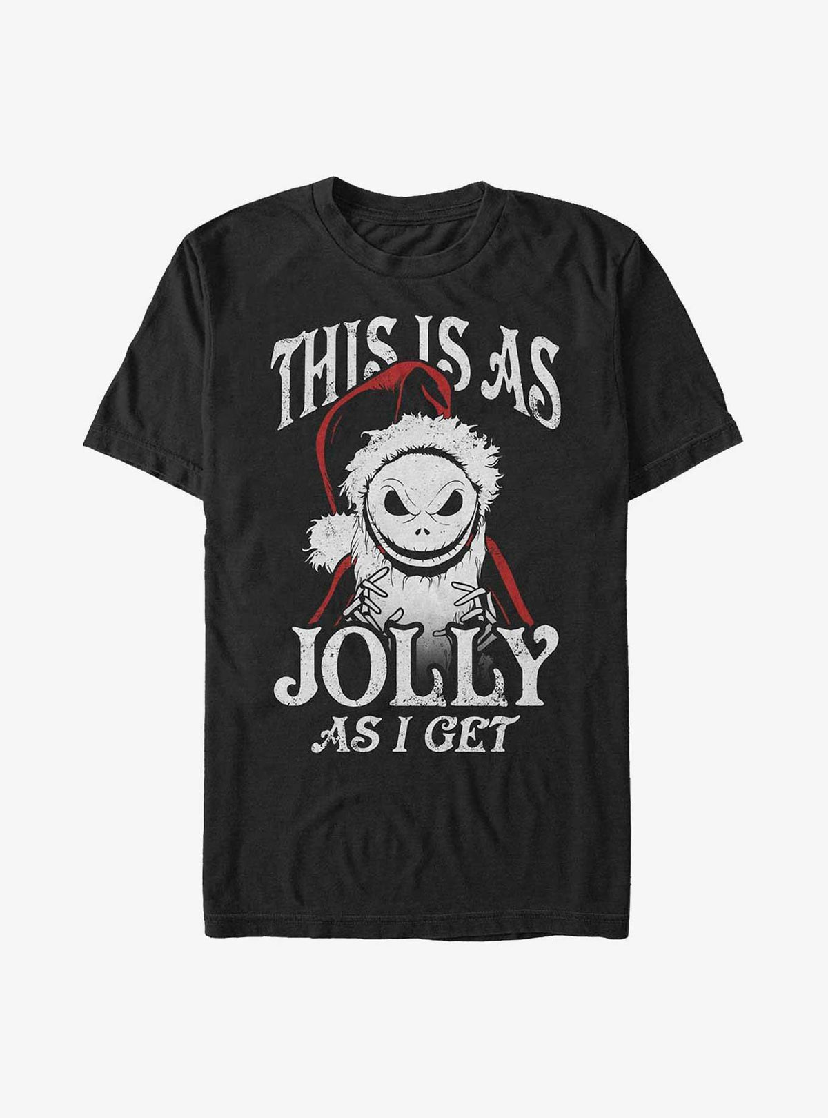 spooky holiday This Is As Jolly As I Get Santa Jack T-Shirt