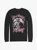 spooky holiday What A Wonderful Nightmare Santa Jack Long-Sleeve T-Shirt