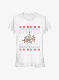 Winnie The Pooh Decorations And What-Nots Ugly Christmas Girls T-Shirt