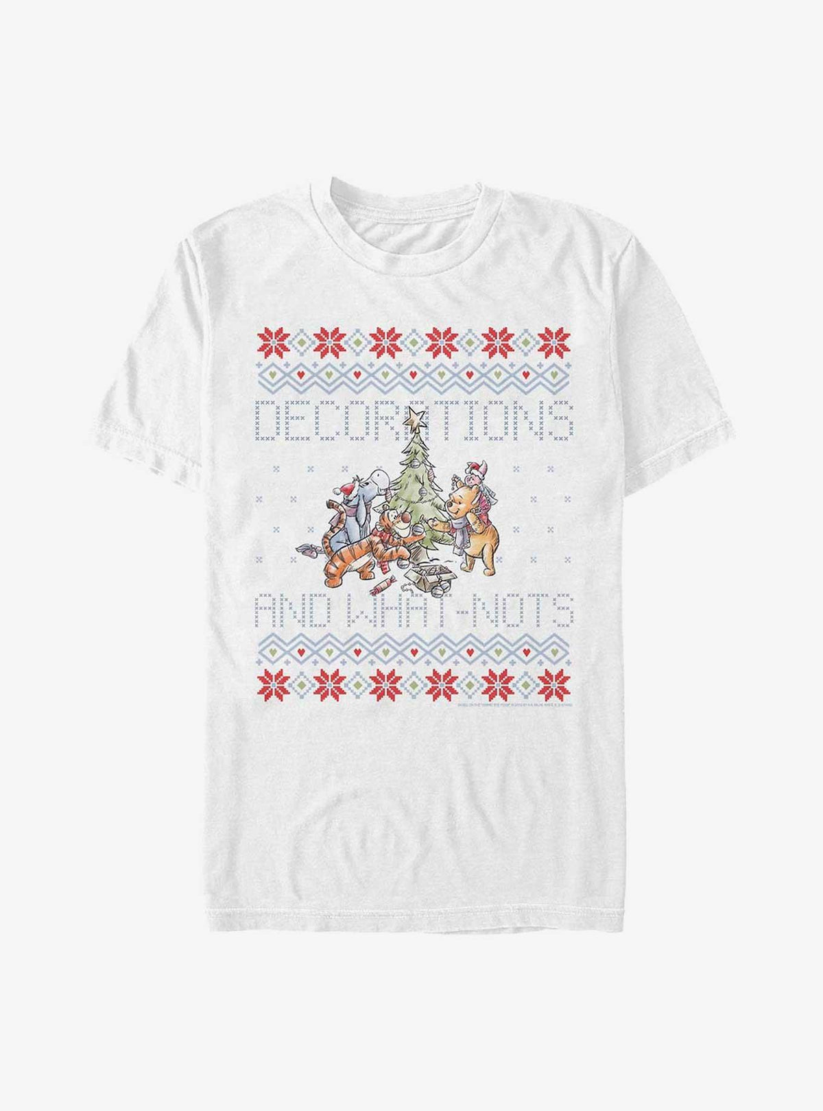Winnie The Pooh Decorations And What-Nots Ugly Christmas T-Shirt