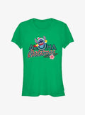 island alien duo Aloha Christmas Girls T-Shirt