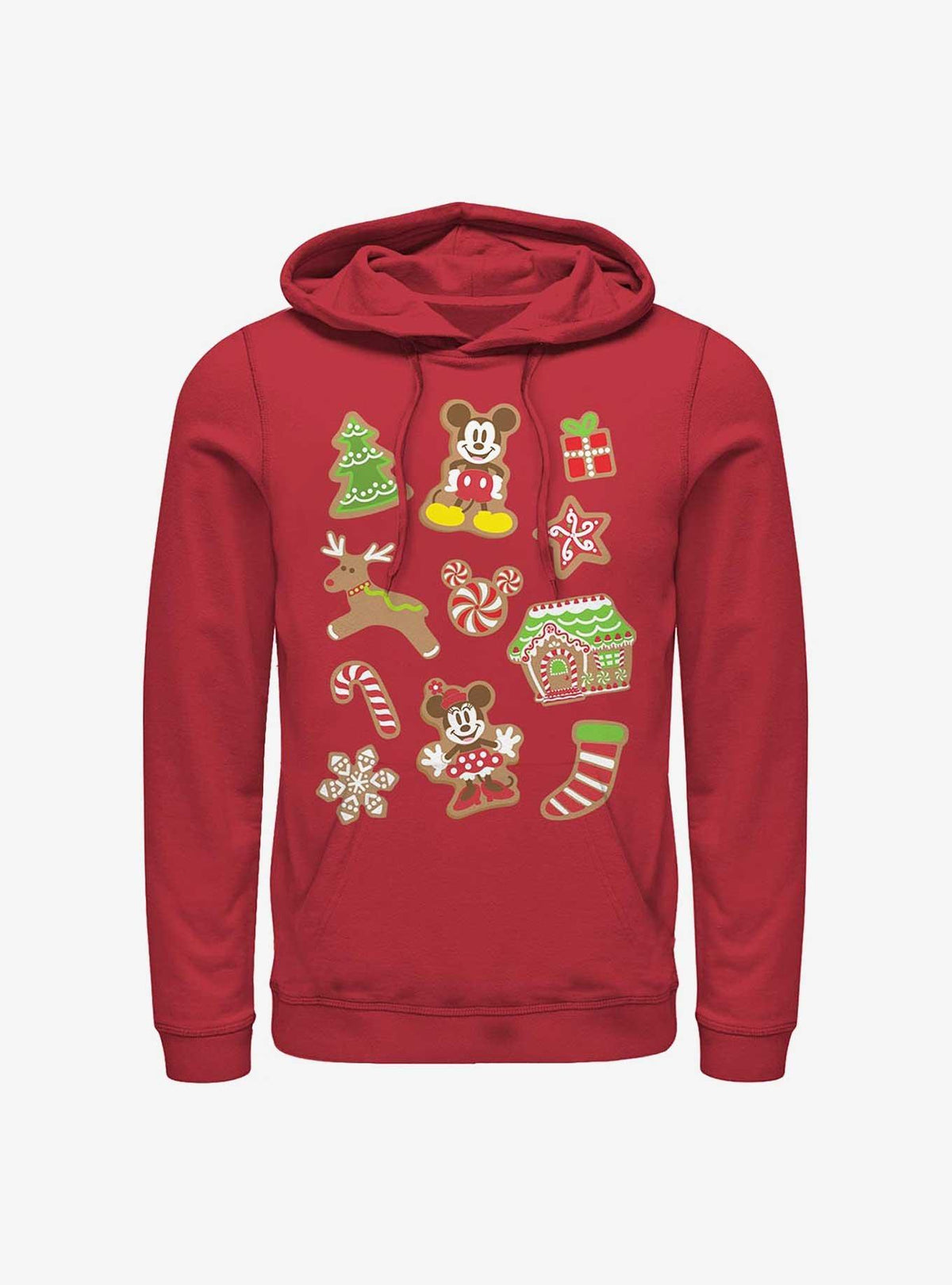 Mickey Mouse & Minnie Mouse Holiday Gingerbread Cookies Hoodie
