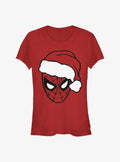 web hero Christmas Spidey Girls T-Shirt
