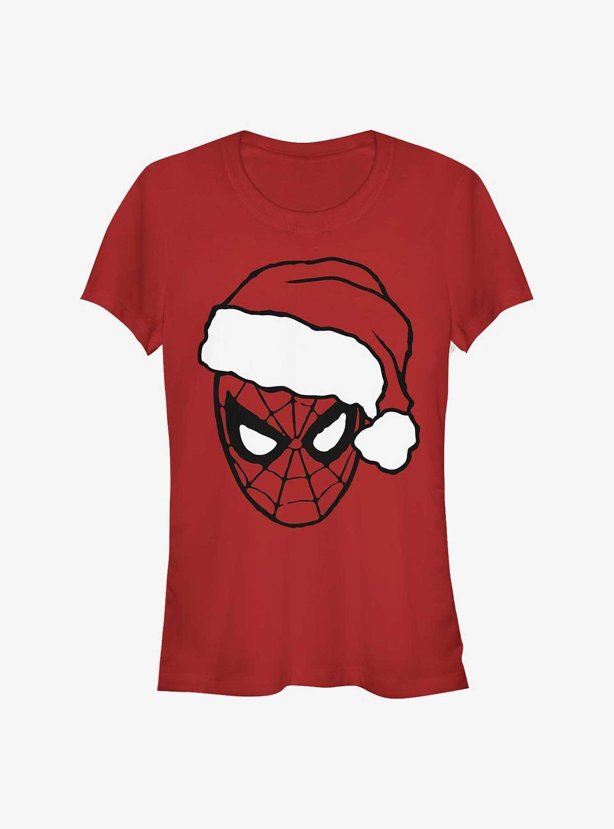 web hero Christmas Spidey Girls T-Shirt