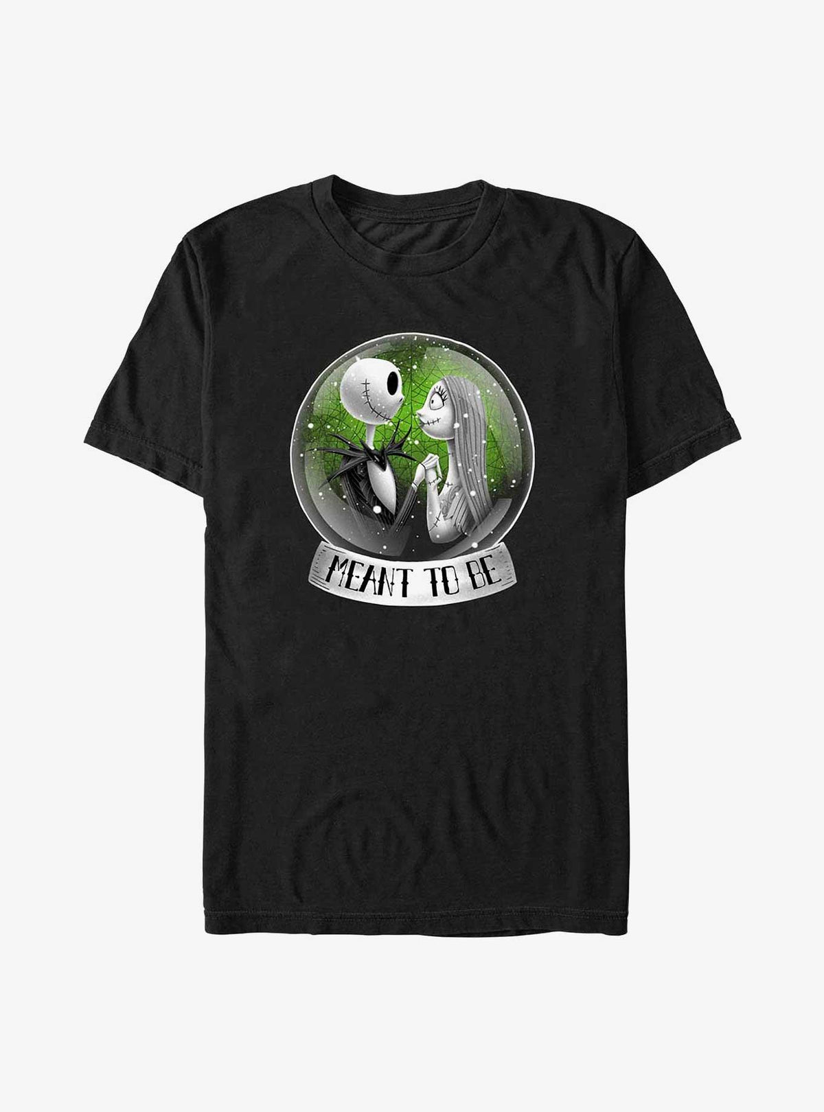 spooky holiday Nightmare Jack And Sally Snow Globe T-Shirt