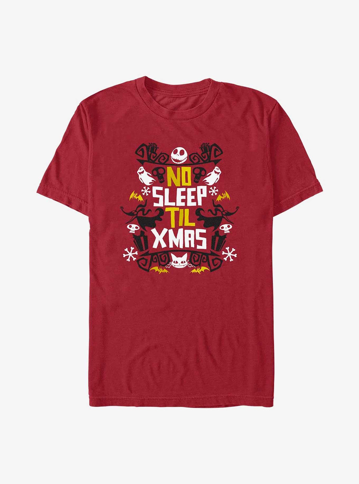 spooky holiday Jack No Sleep Till Xmas T-Shirt