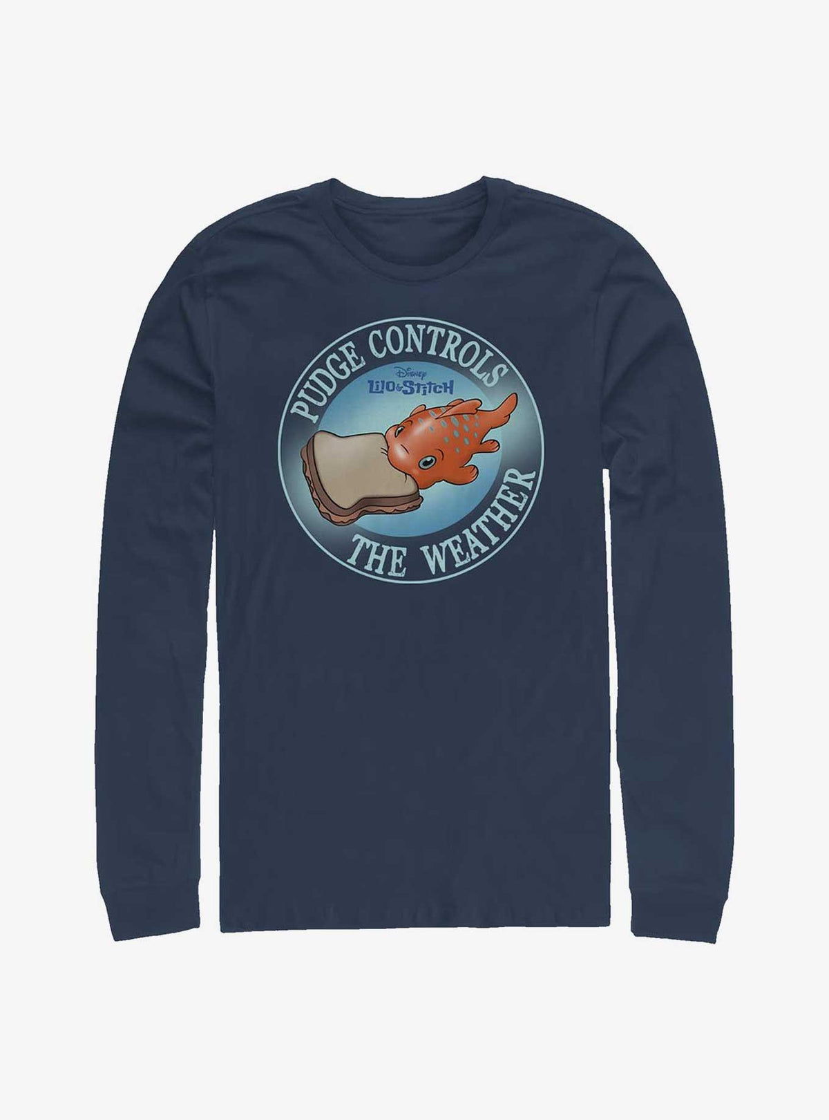 island alien duo Pudge Controls The Weather Long-Sleeve T-Shirt