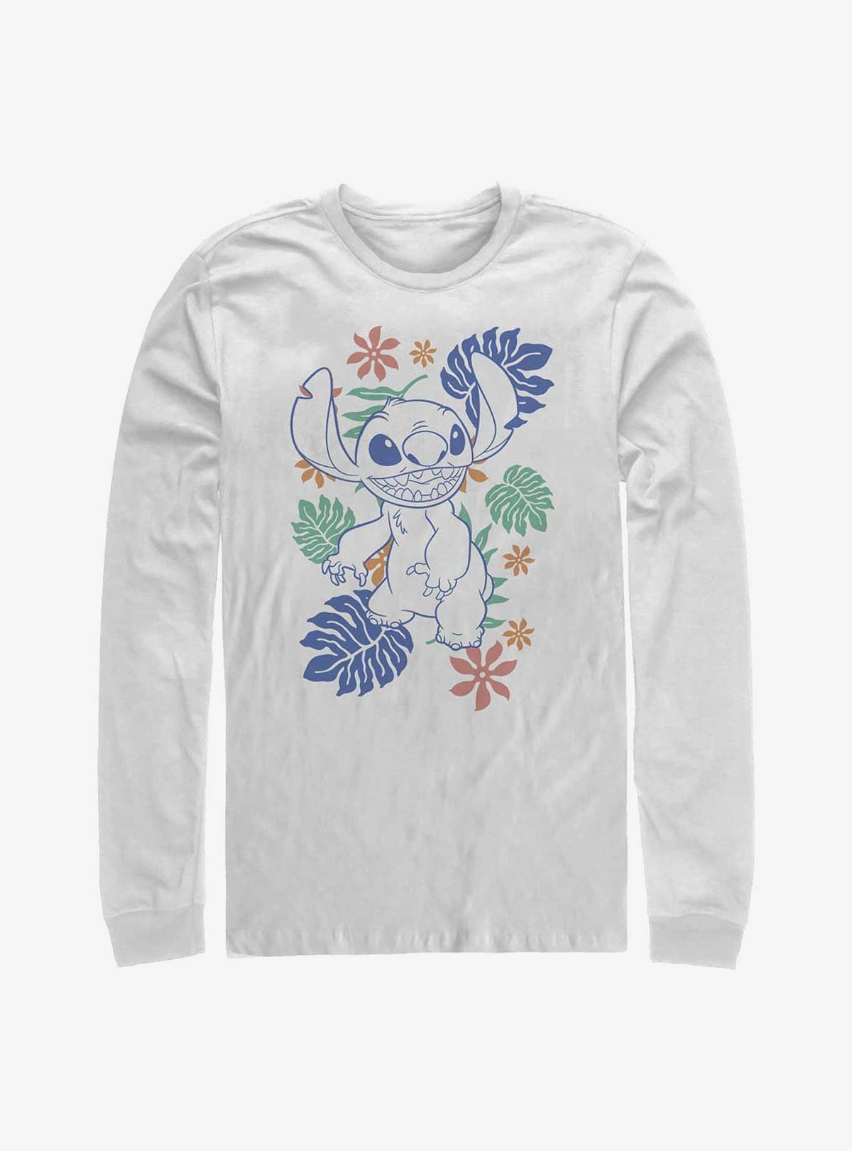 island alien duo Tropical cute blue alien Long-Sleeve T-Shirt