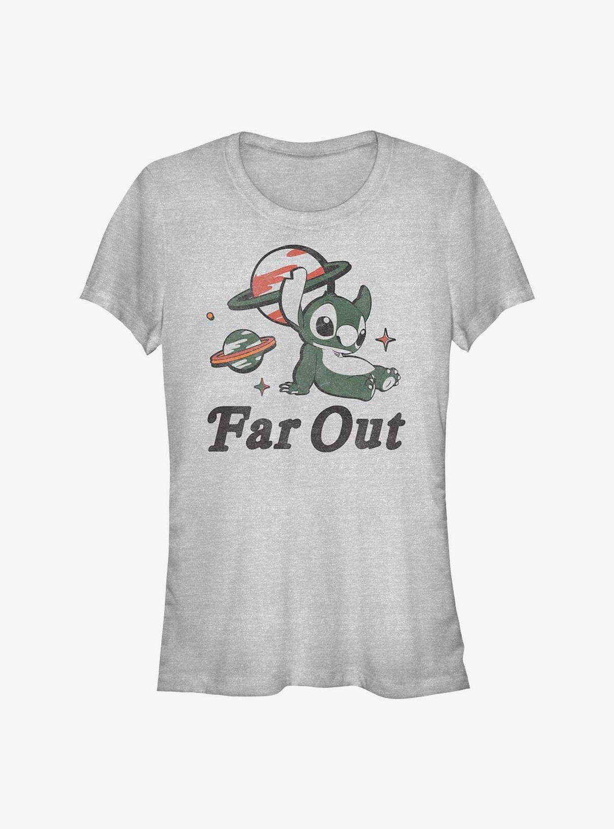 island alien duo Far Out cute blue alien Girls T-Shirt 2