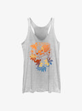 island alien duo Aloha cute blue alien Girls Tank