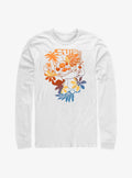 island alien duo Aloha cute blue alien Long-Sleeve T-Shirt 2