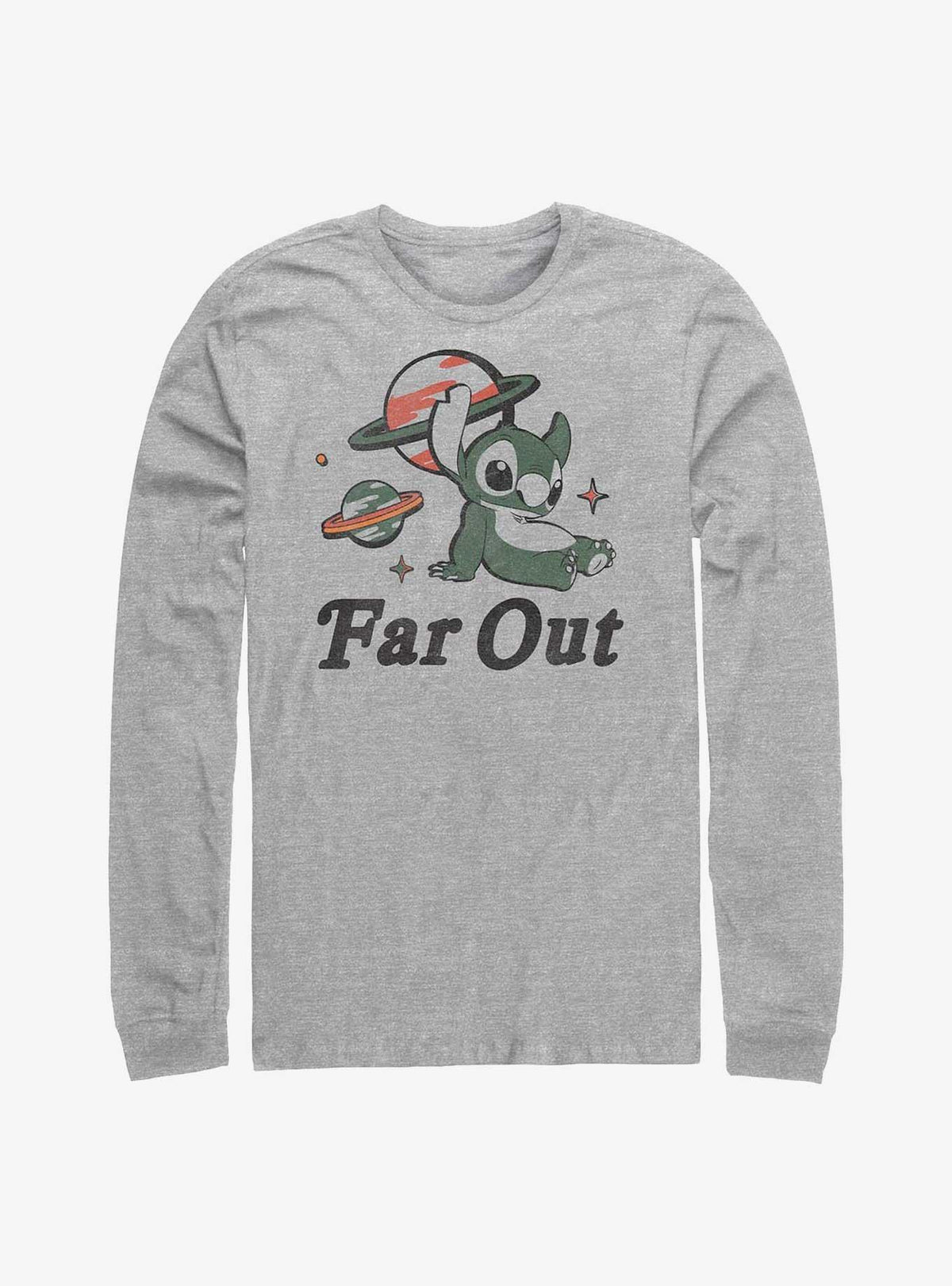 island alien duo Far Out cute blue alien Long-Sleeve T-Shirt