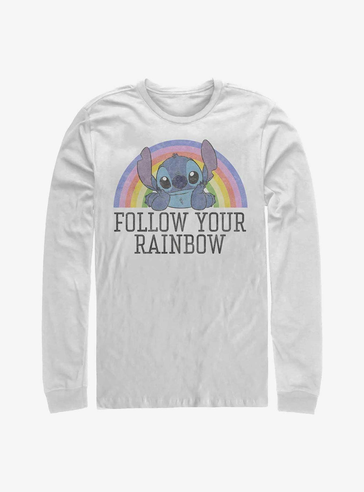 island alien duo Follow Your Rainbow Long-Sleeve T-Shirt
