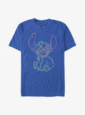 island alien duo Neon cute blue alien T-Shirt
