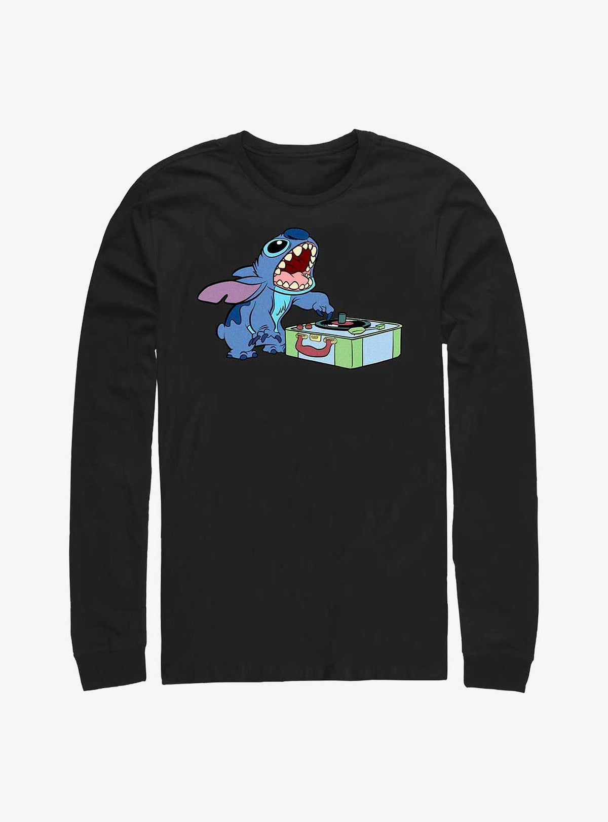 island alien duo DJ cute blue alien Long-Sleeve T-Shirt