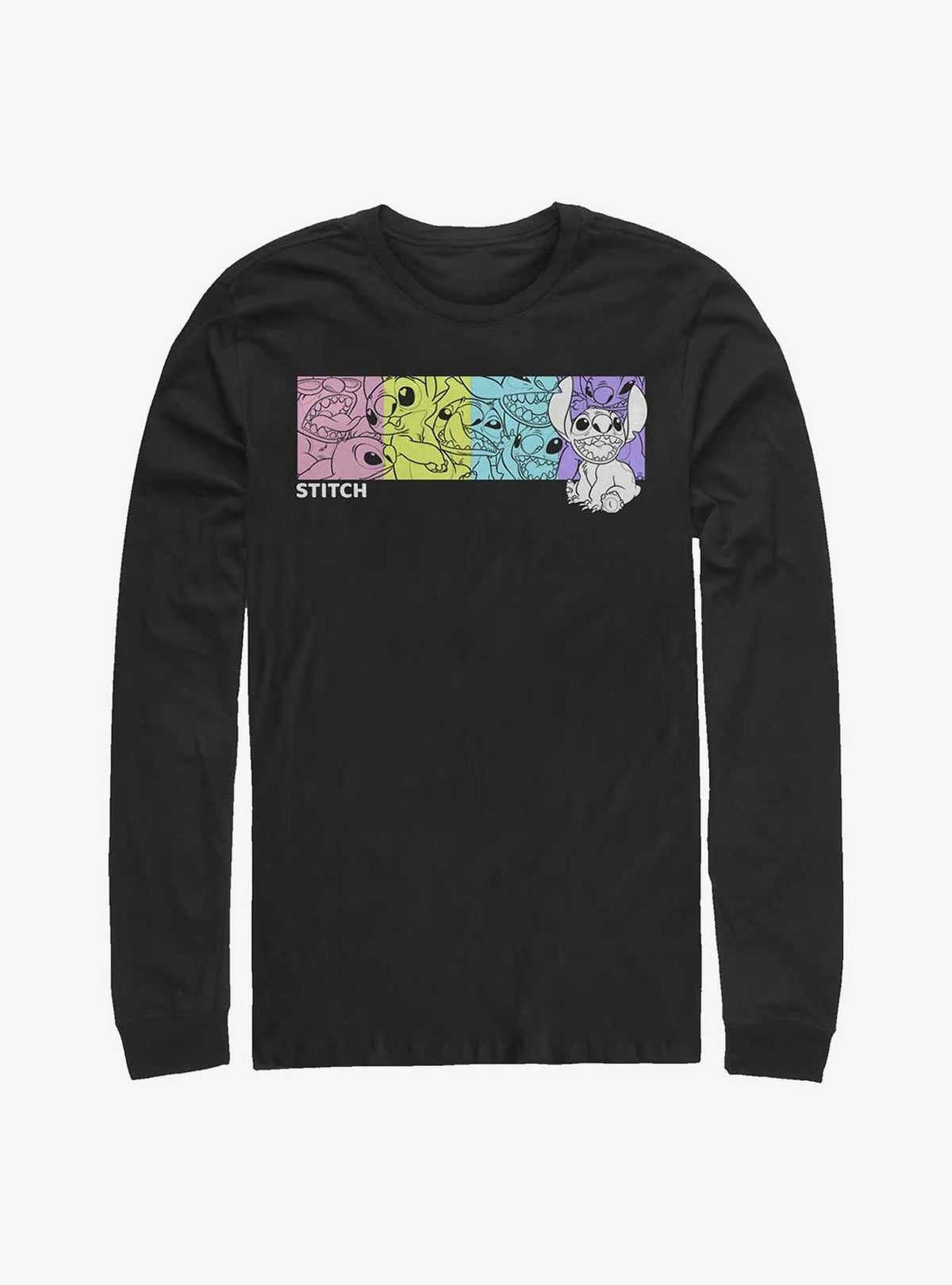 island alien duo Colorful Stitches Long-Sleeve T-Shirt