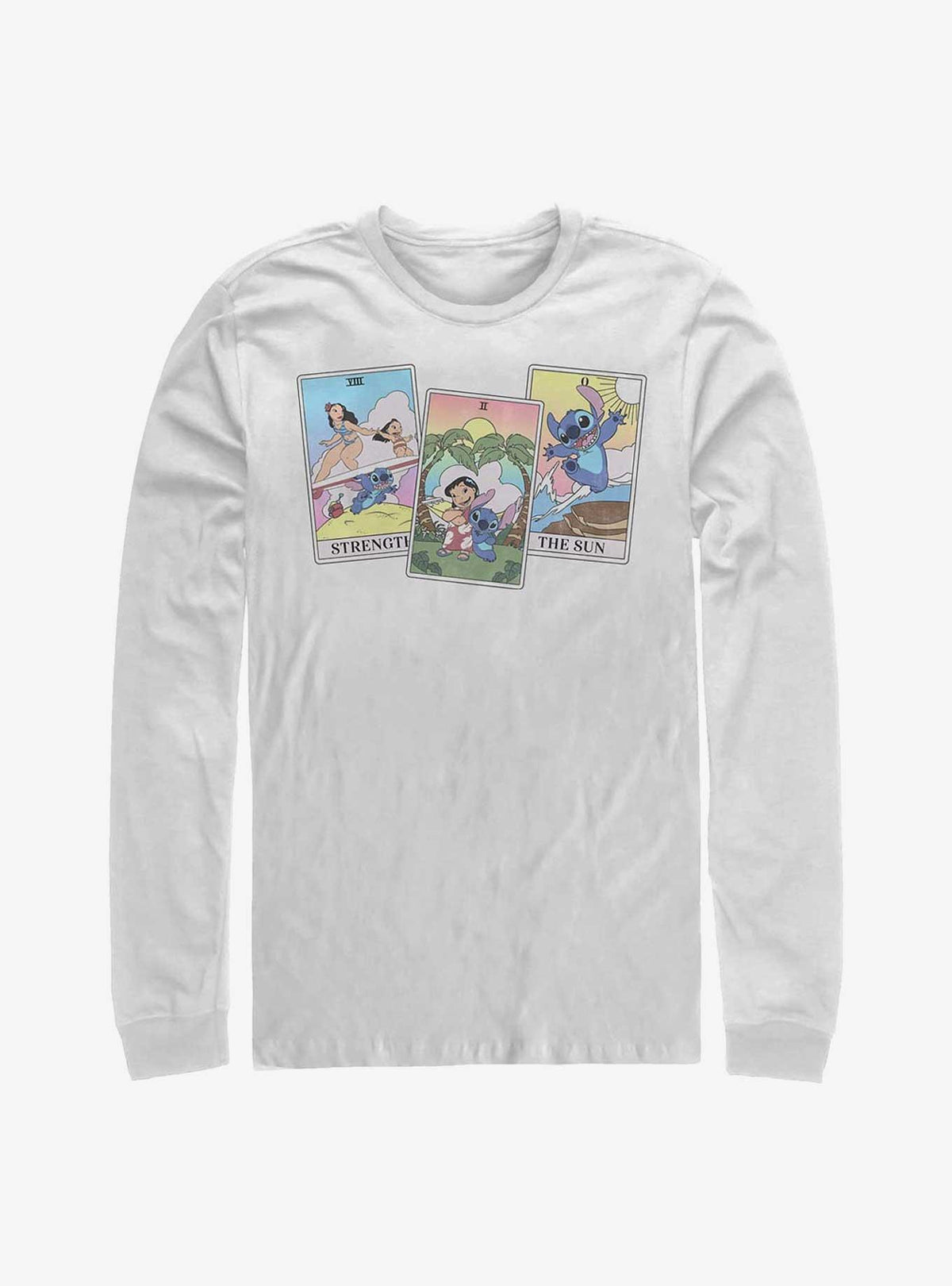 island alien duo Tarot Cards Long-Sleeve T-Shirt