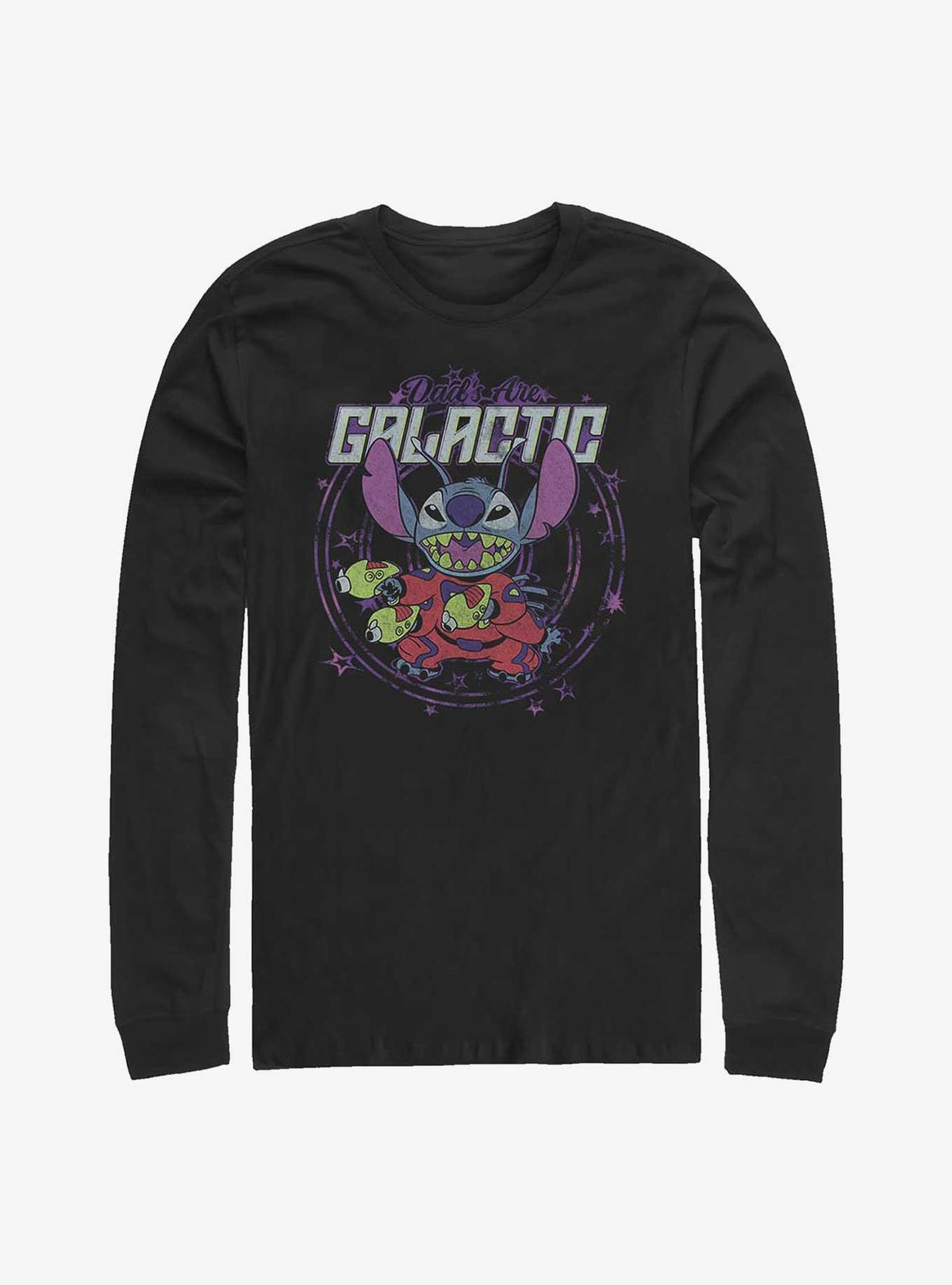 island alien duo Dad's Are Galactic Long-Sleeve T-Shirt