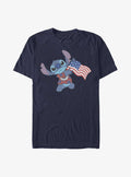 island alien duo Tropic cute blue alien Flag T-Shirt
