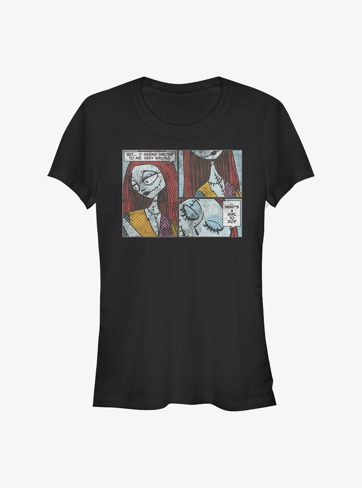 spooky holiday Sally Comic Girls T-Shirt