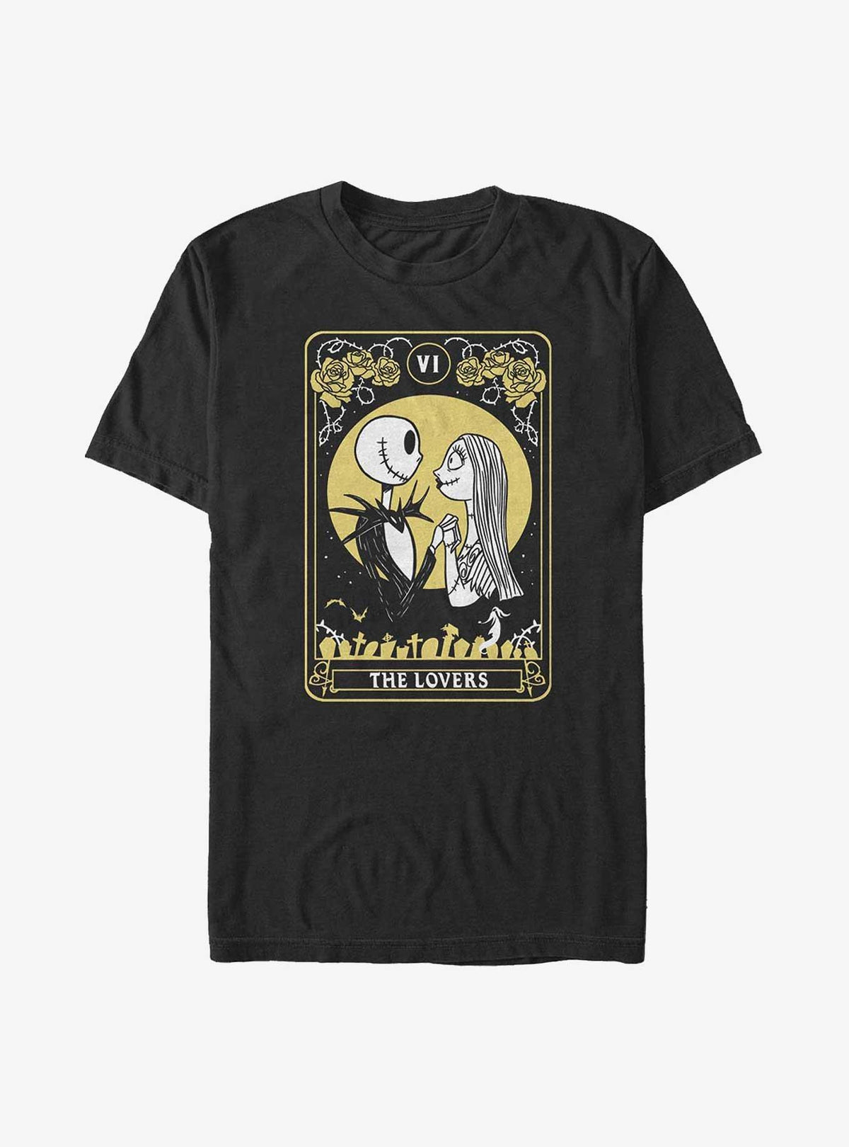 spooky holiday Jack Sally The Lovers Tarot T-Shirt
