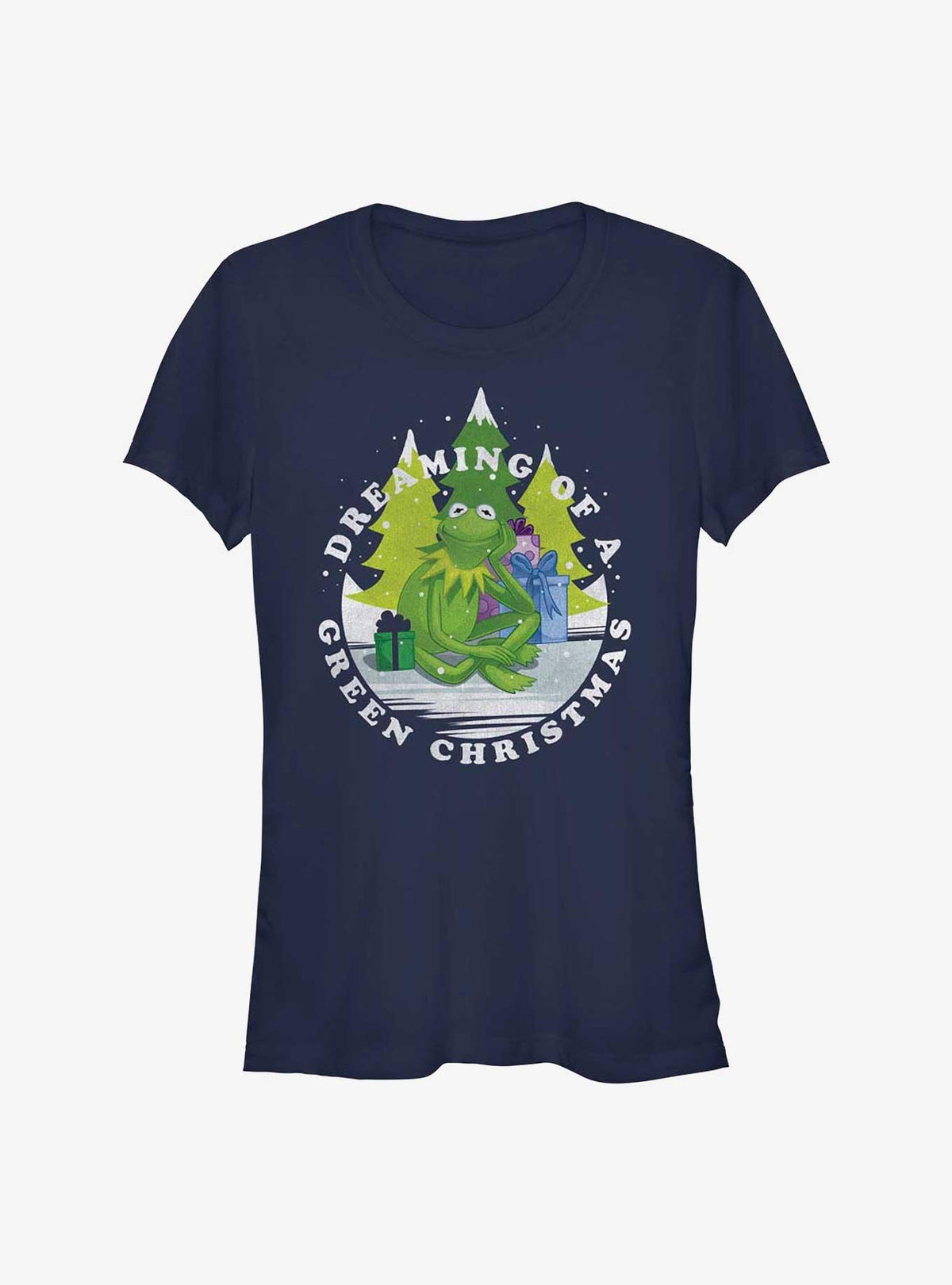 The Muppets Green Christmas Girls T-Shirt