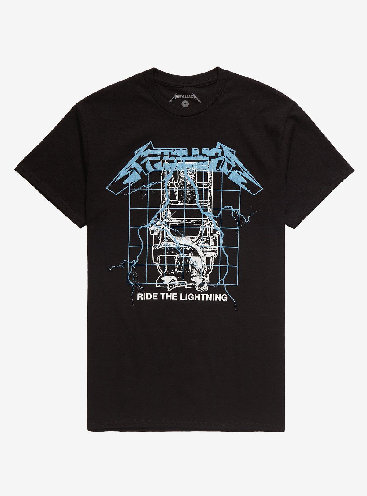Metallica Ride The Lightning Puff Print T-Shirt 2