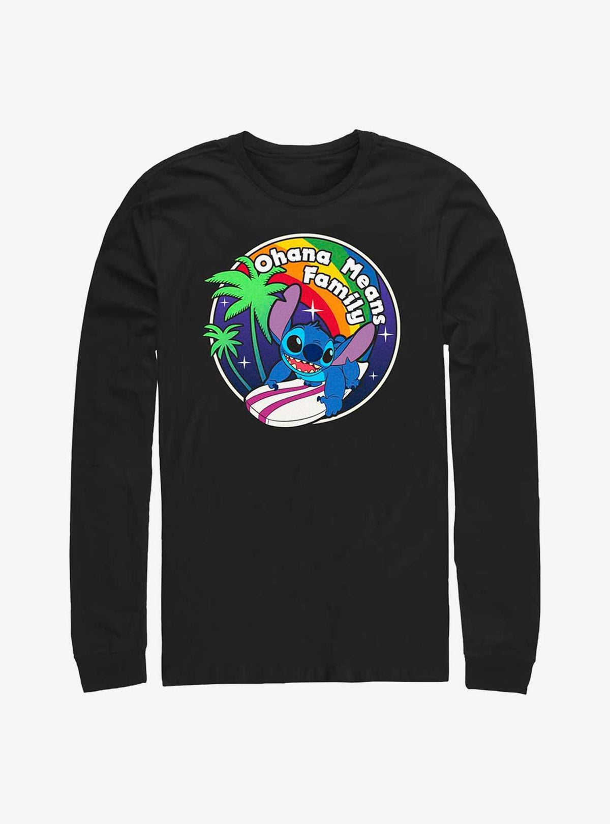 island alien duo Rainbow Ohana Long Sleeve T-Shirt