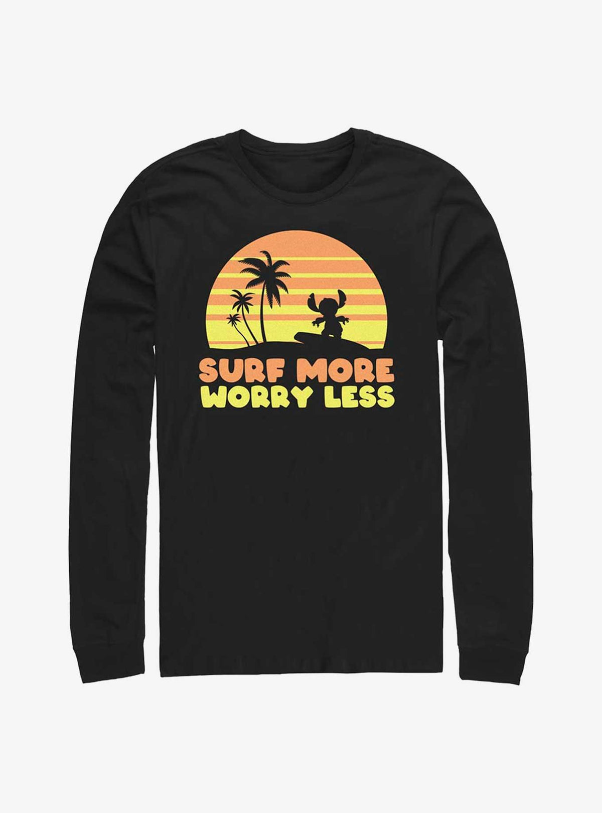 island alien duo Surf More Worry Less Long Sleeve T-Shirt