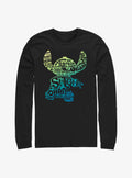island alien duo Text Fill Long Sleeve T-Shirt