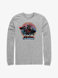 Thor Love And Thunder Asgardians Circle Badge Long Sleeve T-Shirt