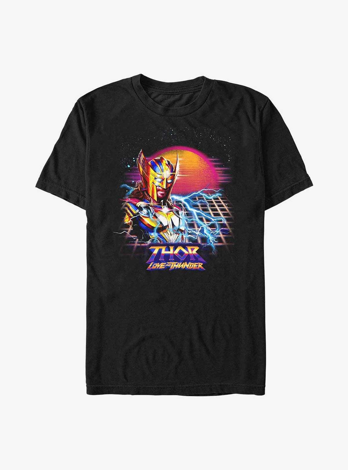 Thor Love And Thunder Synthwave Sunset T-Shirt