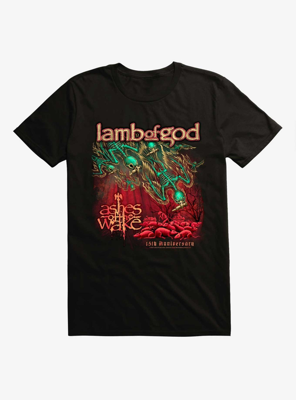 Lamb Of God Ashes Of The Wake 15th Anniversary T-Shirt