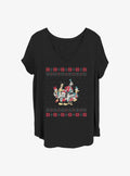 Mickey Mouse Mickey And Friends Christmas Girls T-Shirt Plus Size
