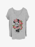 Minnie Mouse Christmas Minnie Girls T-Shirt Plus Size