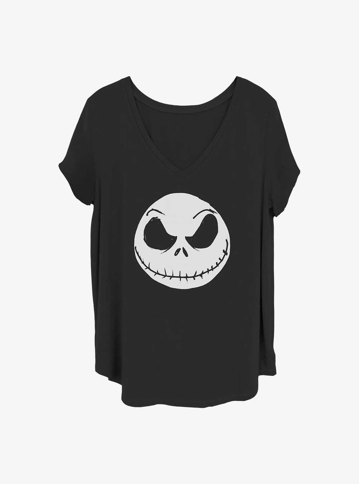 spooky holiday Big Face Jack Girls T-Shirt Plus Size 2